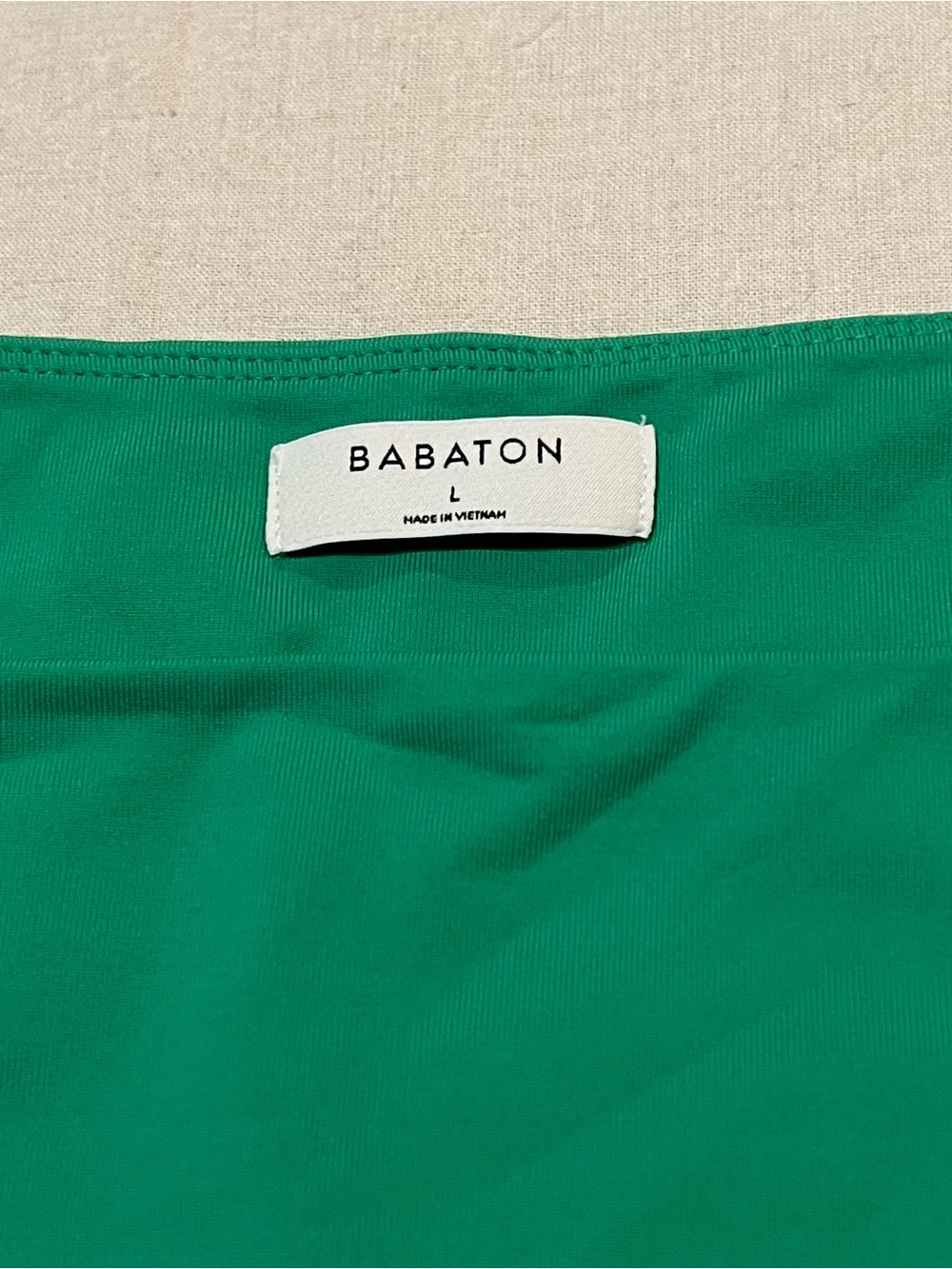 Aritzia Babaton Contour Bodysuit Square Neck Green Size Large - Picture 3 of 8